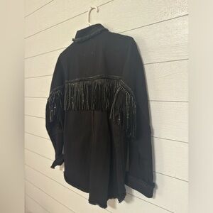 Zara fringe jacket! Great condition!